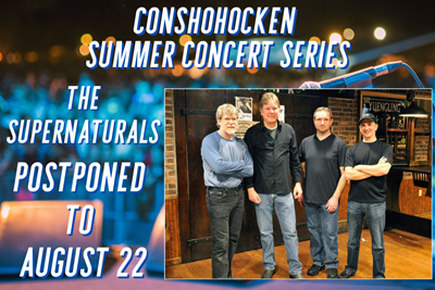 The Supernaturals Summer Concert Postponed to Thursday, August 22